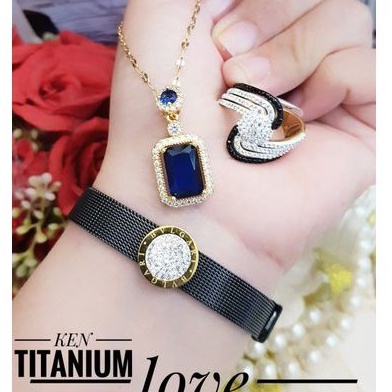 Titanium set perhiasan u683