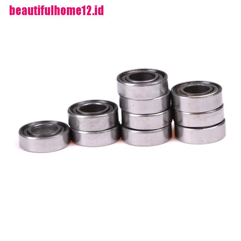 10 Pcs 688ZZ Miniatur Bola Bearing Bahan Metal Ukuran 8x16 X 5mm