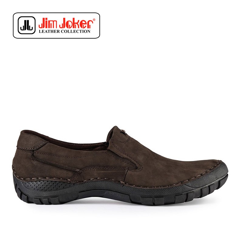 Sepatu jim joker haper 72 slip on kasual coffe pria original