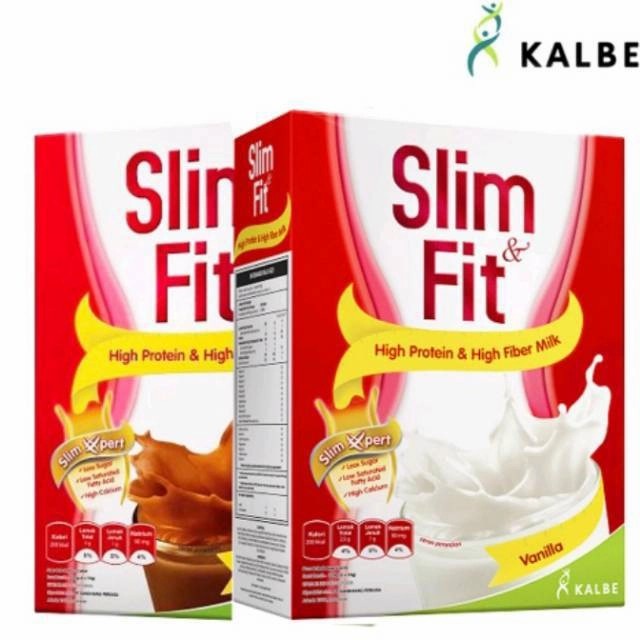 KHAS JAYA SUSU SLIMFIT DIET KALBE | SLIM &amp; FIT SUSU DIET RASA CHOCOMALT - VANILA