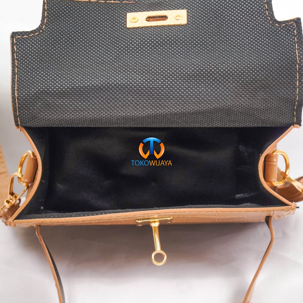 Tas Selempang Fashion Korea Vanessa Croco | Tas Fashion Import