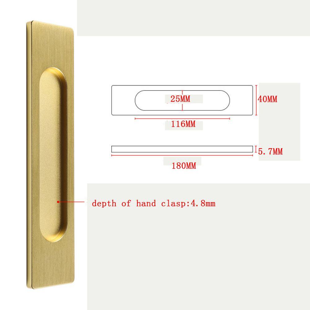 Top Handle Pintu Geser Punch Free Self-adhesive Tombol Bantu Pintu Dapur