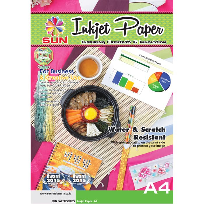 

Unik Kertas Matte - SUN Next Generation Inkjet Paper 110 Gsm A4 Eksklusif