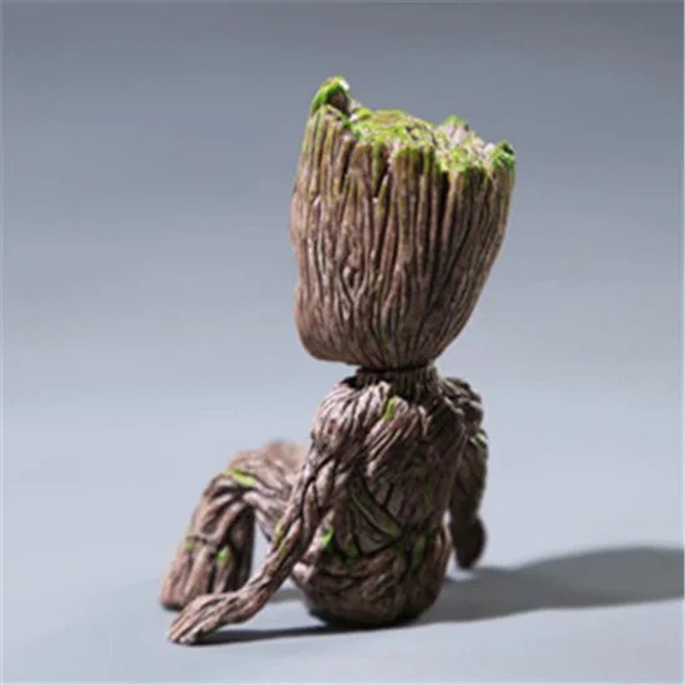 MXBEAUTY Figure Toys Groot Figure Sitting Action Toy Figure Tree Man Groot 6CM for Gifts for Kids Model Doll Avengers Mini Groot