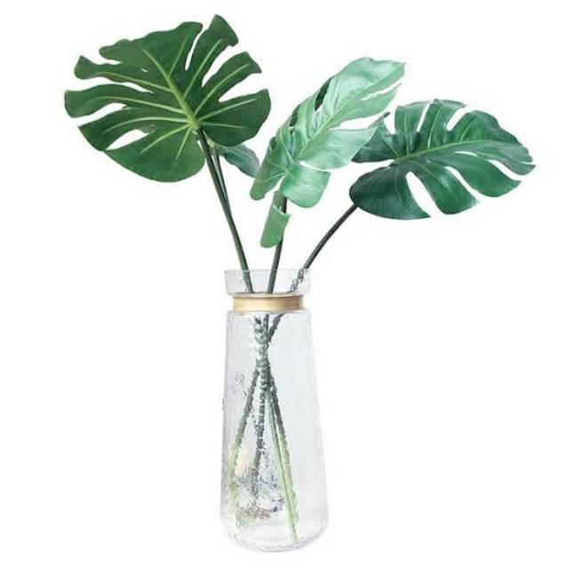 Daun Monstera Artificial Hiasan Hijang