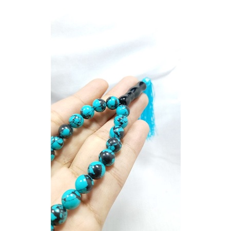 TASBIH BATU PIRUS ASLI NATURAL ISI 99 BUTIR