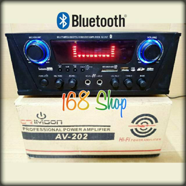 Amplifier Bluetooth Crimson Usb SD Fm
Profesional Power Amplifier