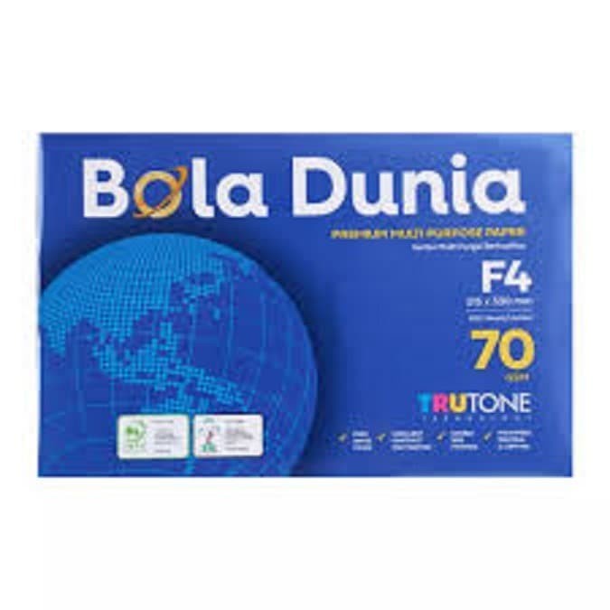 

Kertas F4 70 Bola dunia (1RIM) +