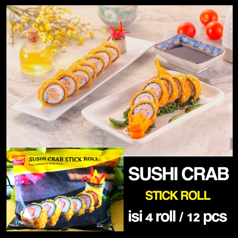 Sushi Crab Stick Roll Queen Food Sushi isi 4 Roll