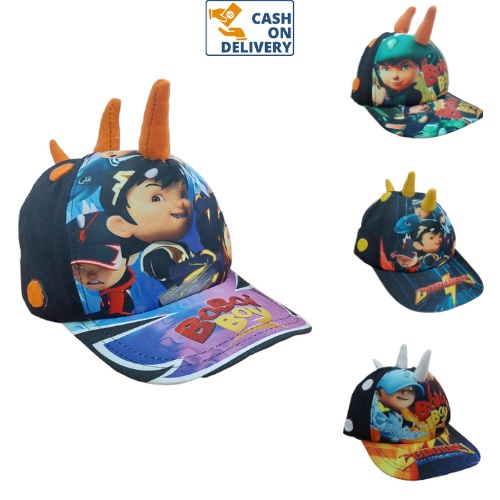 Topi Anak Print Depan Kartun Galaxy Usia 1-8 Tahun Laki Perempuan