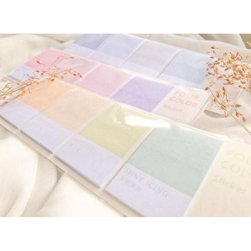 

four color memo pad/sticky notes/note pad/ set