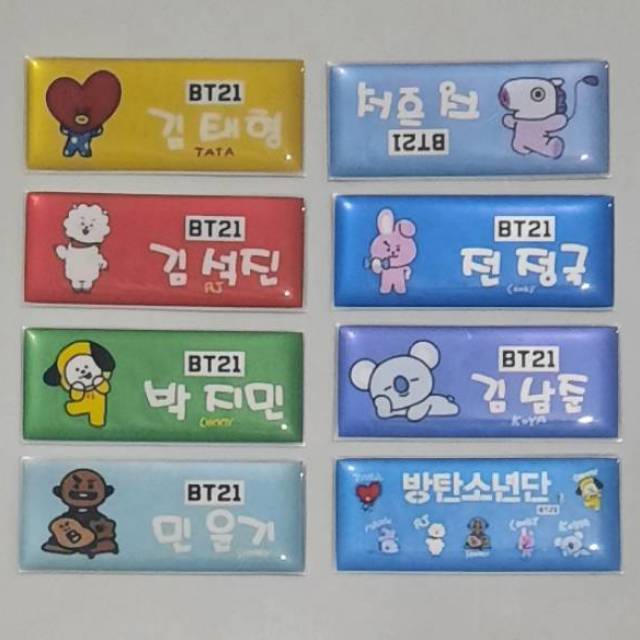 

Nametag BT21K-POP