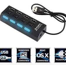 USB Hub Saklar 4 Port On/Off High speed/Sambungan USB Extension 4 Port