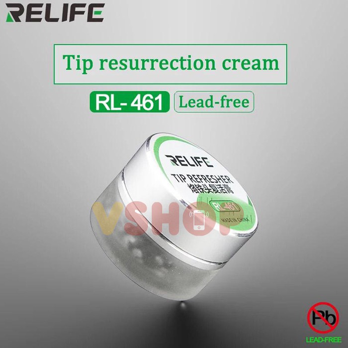 TIP REFRESHER CREAM RELIFE RL-461 - PASTA PEMBERSIH MATA SOLDER IRON