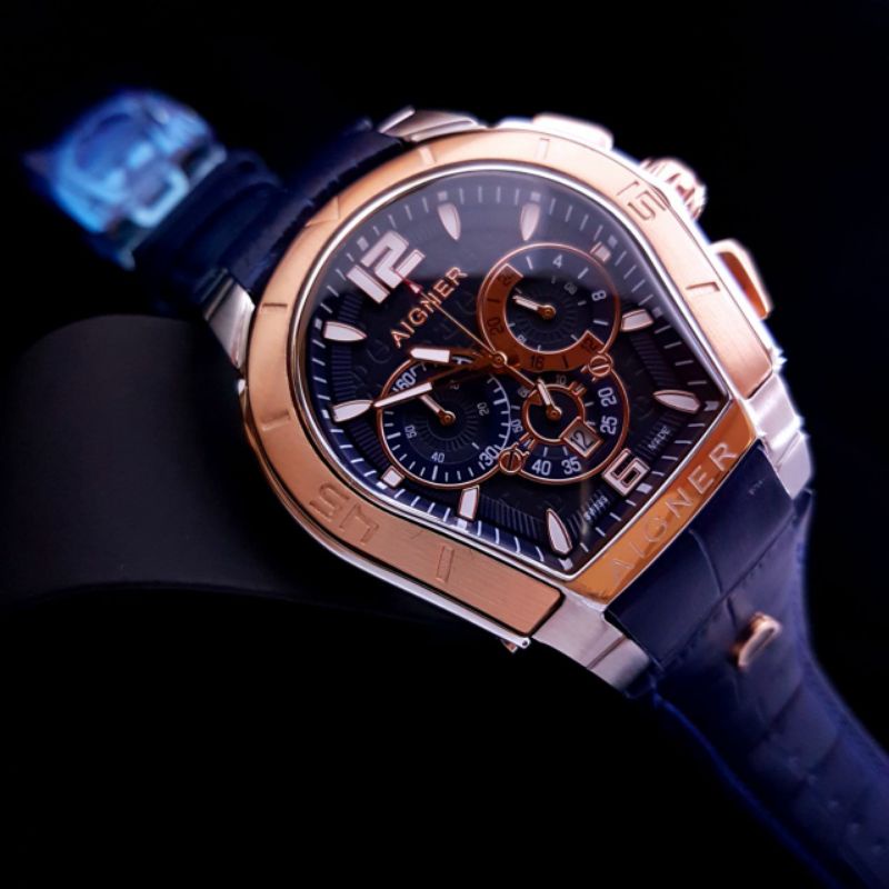 Jam Tangan Wanita Aigner Palermo Premium Biru Plat Biru - Aigner Palermo Super Premium Graden AAA