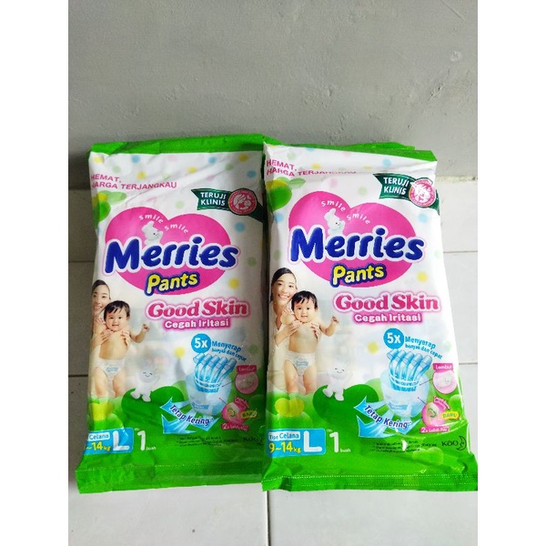 Merries Pants Good skin M1, L1, S1/ popok bayi murah , popok ecer, popok grosir Pampers Murah