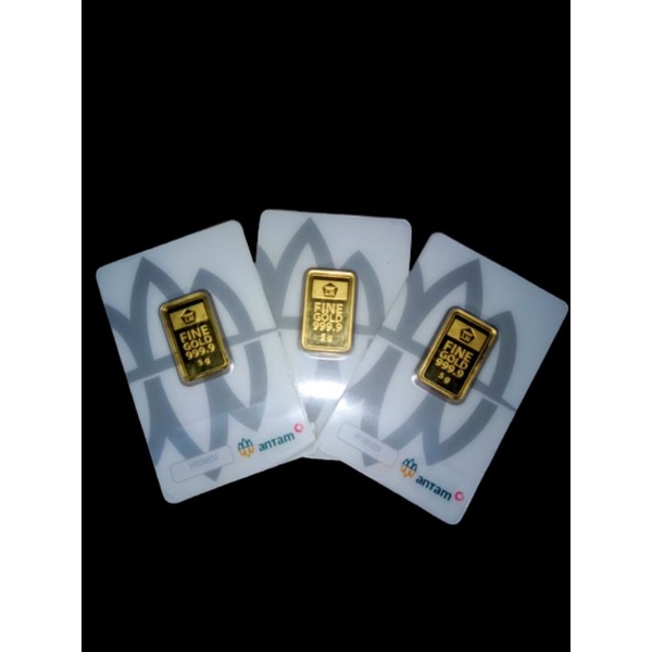 Logam Mulia Antam 5gr Certicard Tahun Cetak 2021