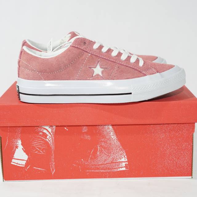 Sepatu Converse One Star Ox Pink White Premium High Quality