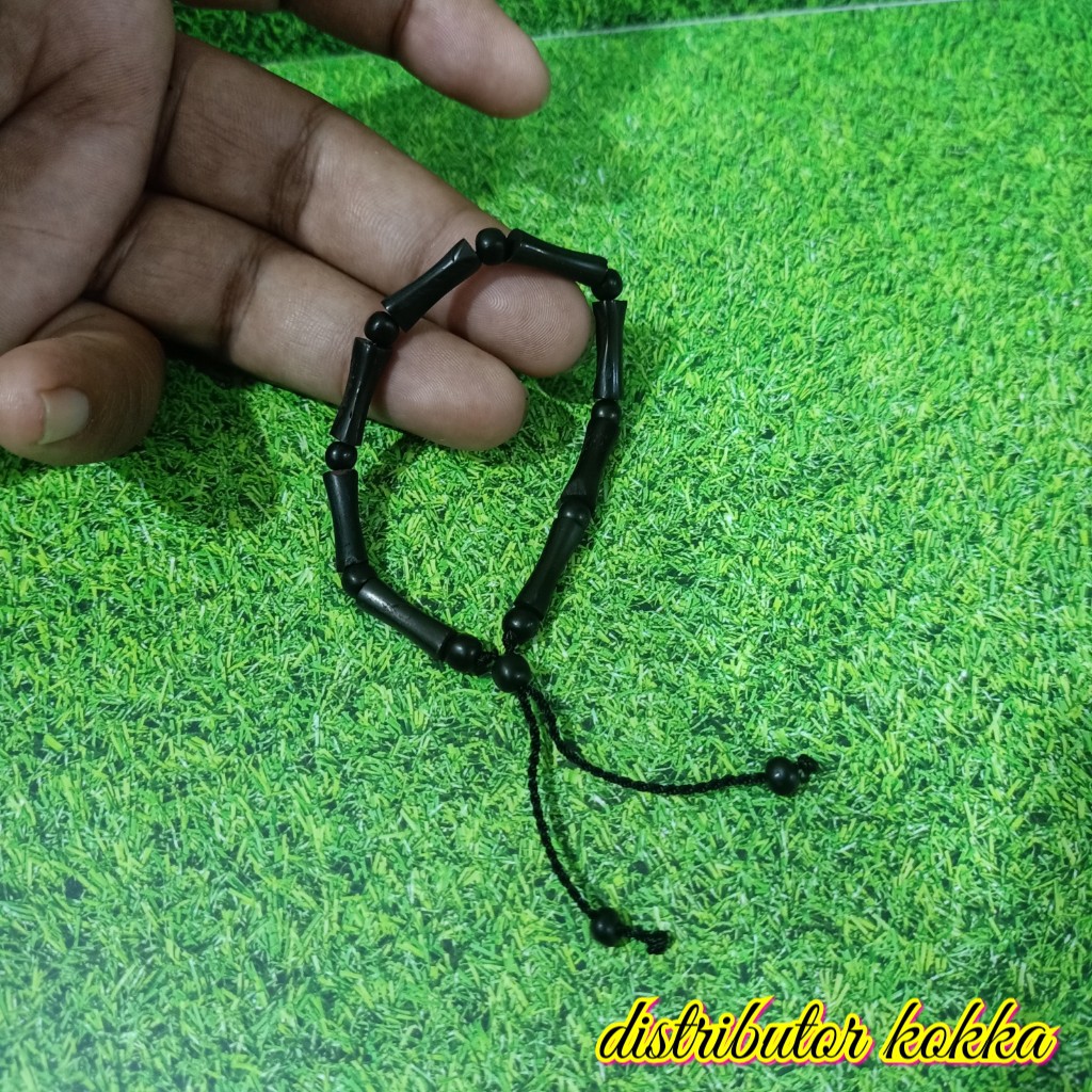 ( SUPER MURAH ) Gelang Kokka kaukah kaokah fukakah koka tulang kucing hitam