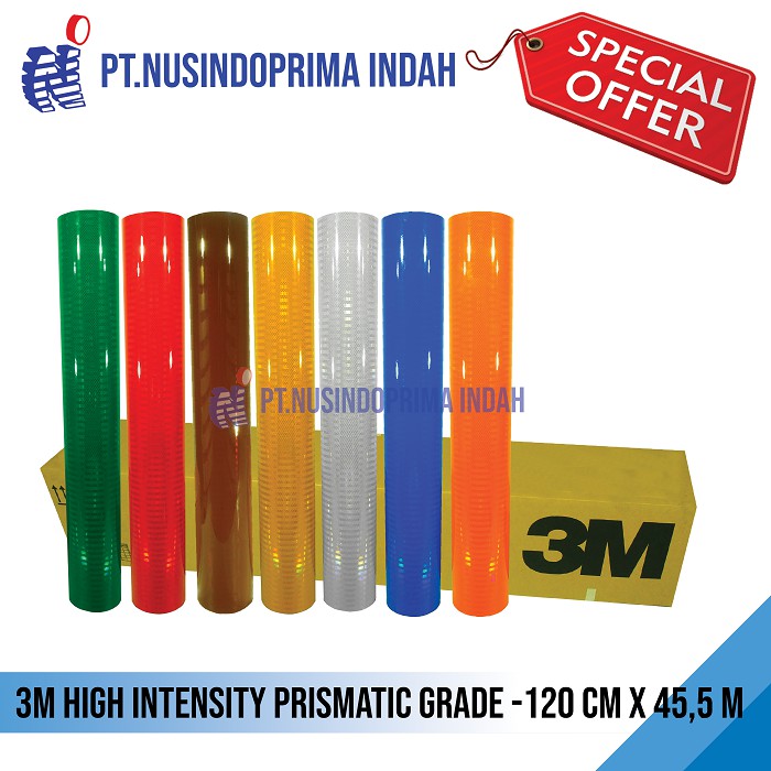 3M - REFLECTIVE SHEETING HIGH INTENSITY PRISMATIC (HIP) Per METER