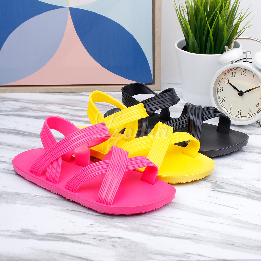 Yodra / Lyodra Evelyn Flip Flop Jelly Shoes Import LDR910 Real Pict