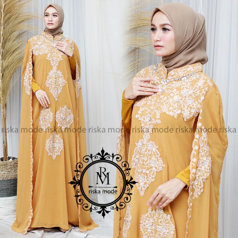 KAFTAN AISYAH ORIGINAL BY RISKA MODE