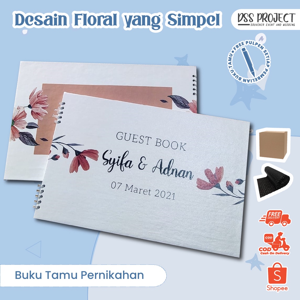 

buku nikahan / buku tamu / buku tamu custom / guestbook custom