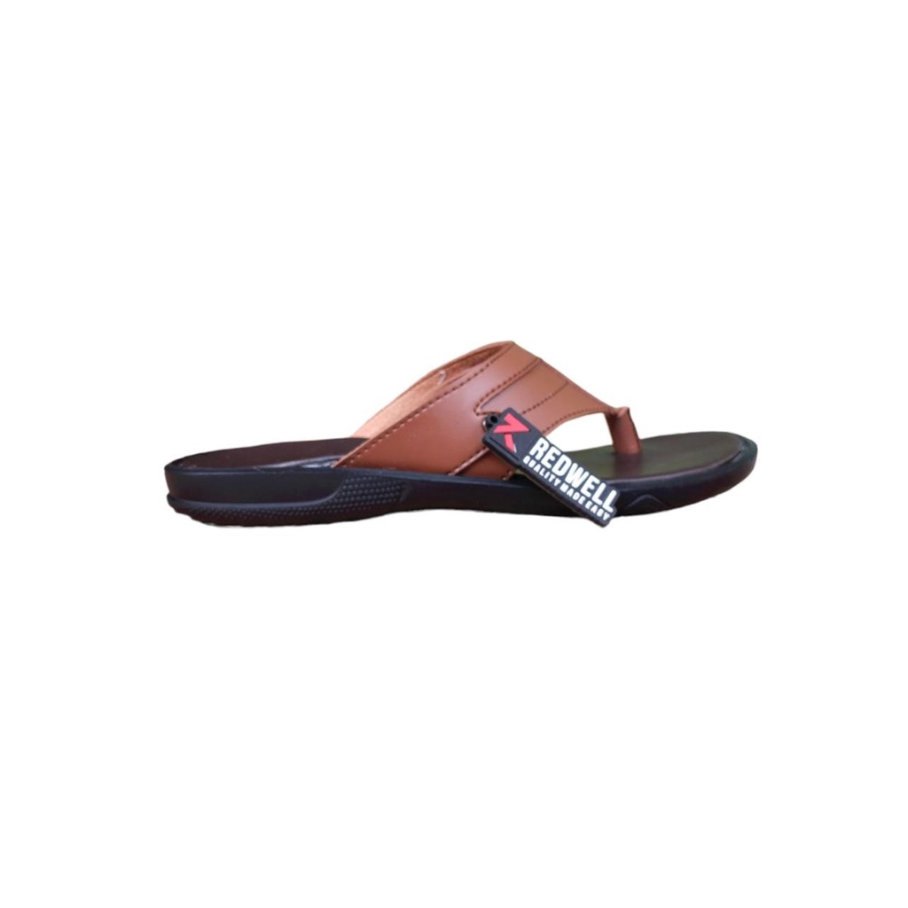 SANDAL PRIA CASUAL SENDAL KULIT ASLI DISTRO ORIGINAL SANDAL SLIDE JEPIT HITAM COKELAT