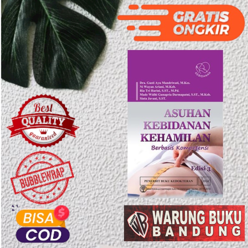 Jual Buku Asuhan Kebidanan Kehamilan Berbasis Kompetensi Edisi 3 - Dra ...