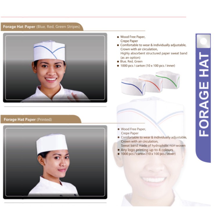 Topi Koki Peci Kertas