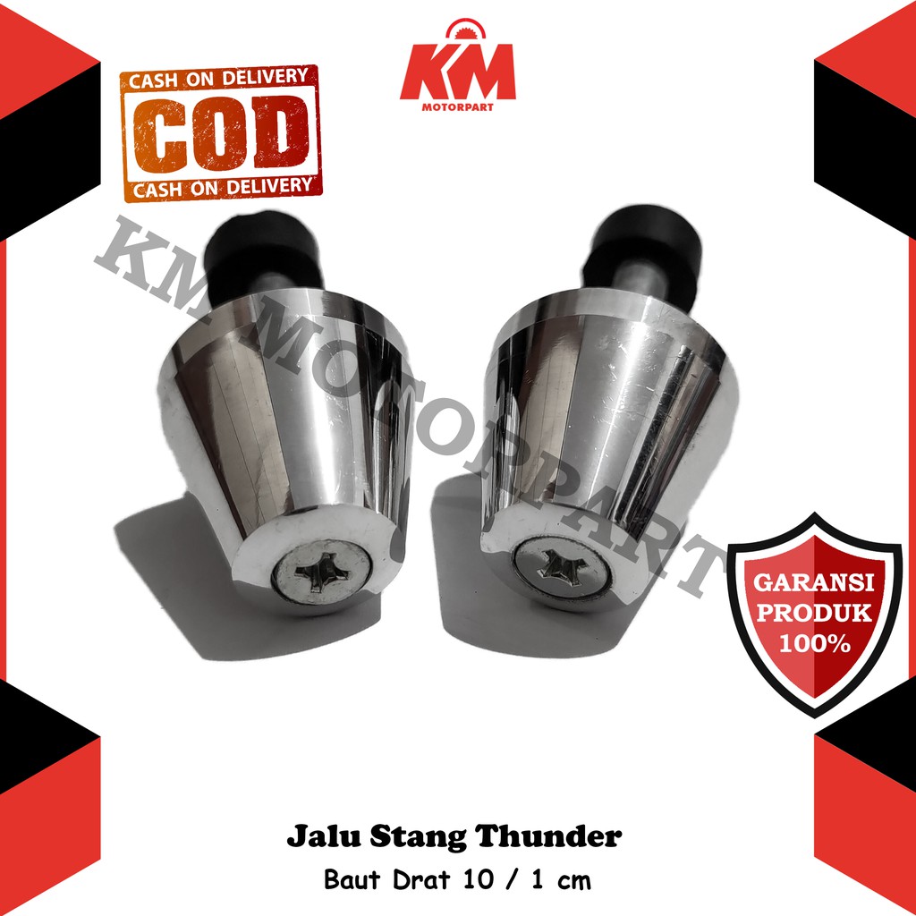 Jalu Stang Motor Variasi Panjang Drat 10 Bandul Motor Model Thunder