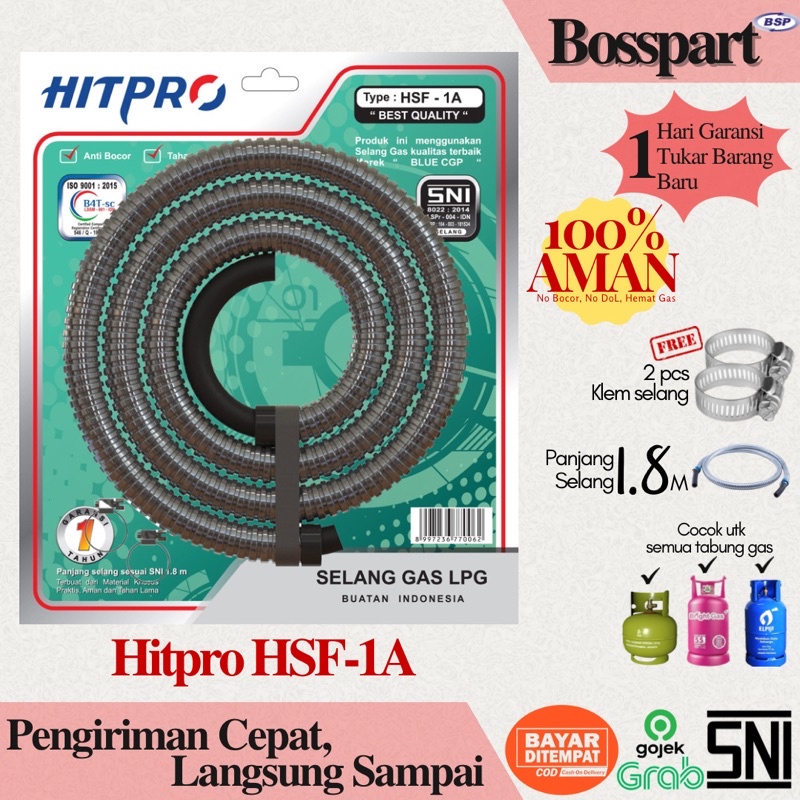 Paket Selang Gas Flexible HITPRO