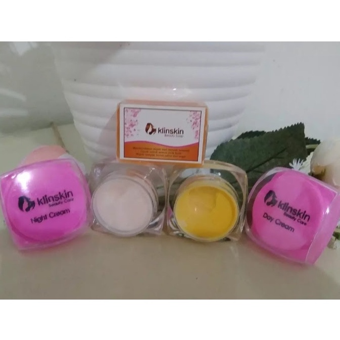 KLINSKIN / krim Klinskin / krim wajah / Cream Klinskin / paket sabun krim dan serum/kliskin original