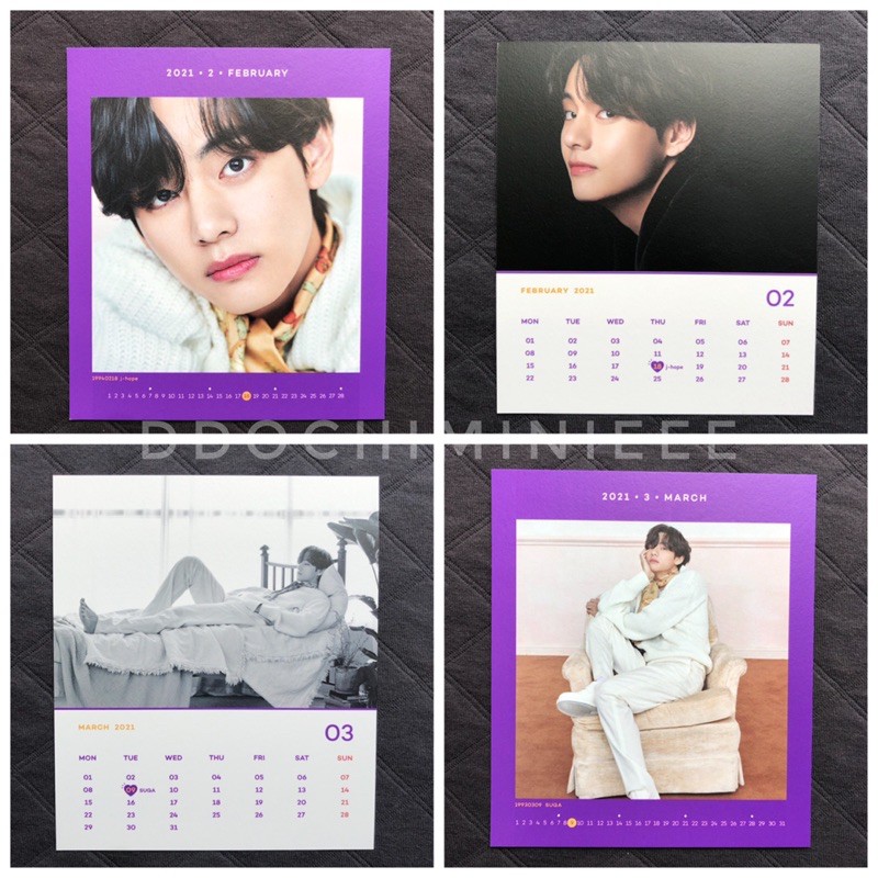 [SHARING] BTS Dicon Calendar Taehyung V ORI OFFICIAL