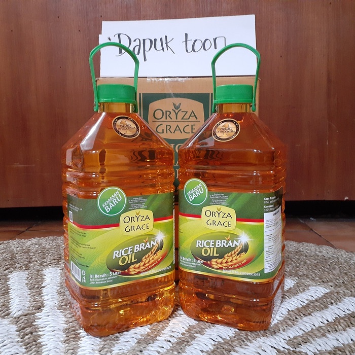 

Fe0Ggg Rice Bran Oil "Oryza Grace" 5 Liter/Minyak Goreng Bekatul Padi 75djbfv