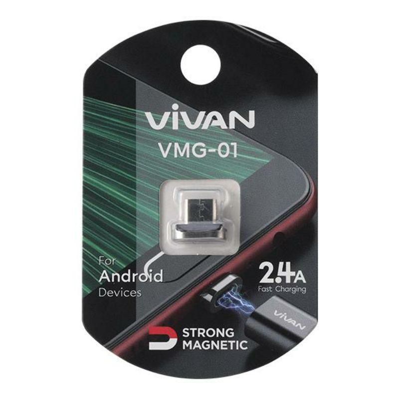 Vivan VMG-01 VMG01 Kepala Micro USB Magnetic Kabel Magnet Head