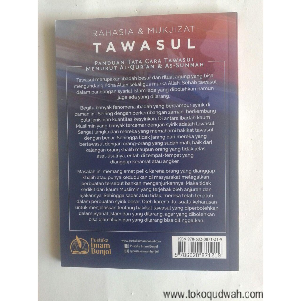 Buku Rahasia Dan Mukjizat Tawasul Panduan Tatacara Tawasul Shopee Indonesia
