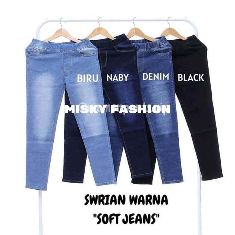 celana jeans pinggang karet lejing slim/ngaret/street/celana legging jeans wanita