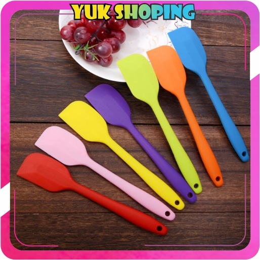 YUKSHOPING Silco Kitchen Utensil Spatula Silikon Capitan Sendok Masak Dapur R702