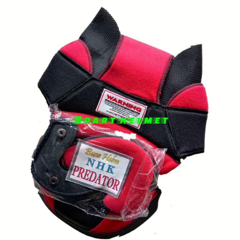 Busa  helm NHK predator 2 visor dan single visor | kancing plastik | NHK predator double kaca || COD
