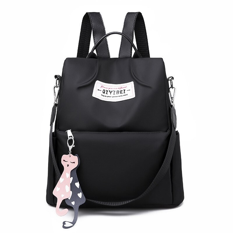 Tas Ransel Wanita Korean Fashion Bahan Oxford 2 in 1 Bisa Diselempang TANPA GANTUNGAN