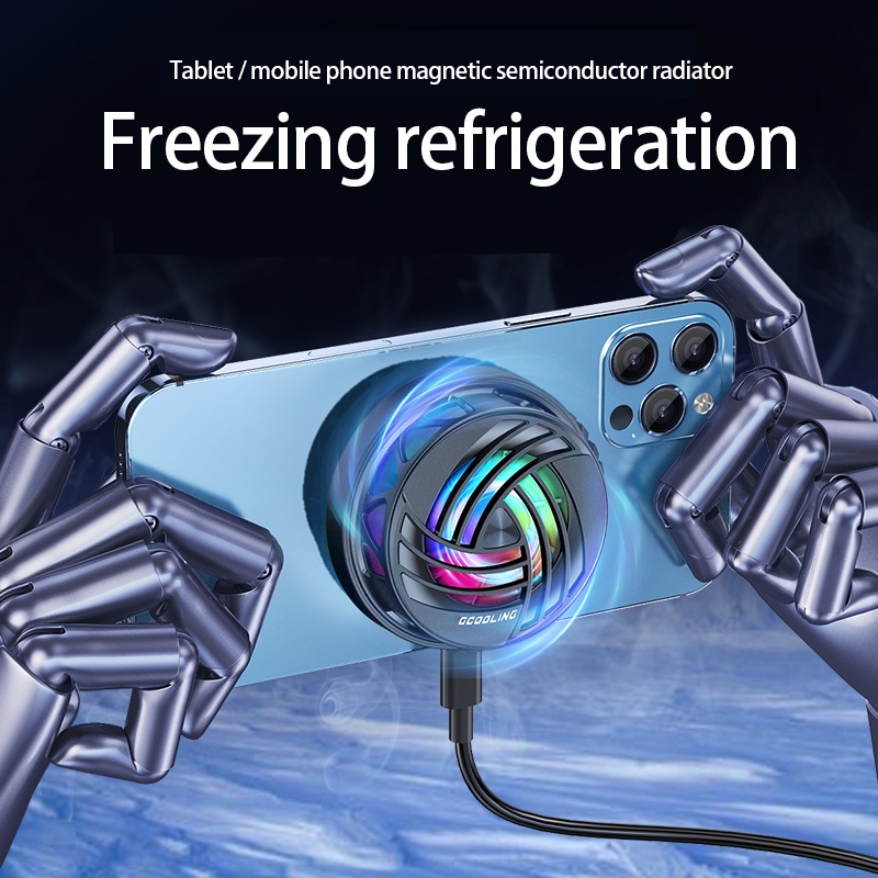 K6 Cooling Fan Radiator Phone K6 Magnetic Portable Cooler Fan