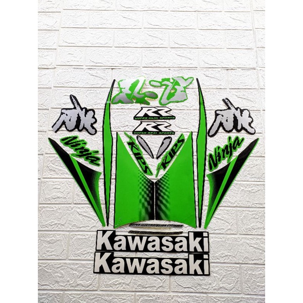 Striping Stiker ninja rr old se hijau ijo terlaris asli