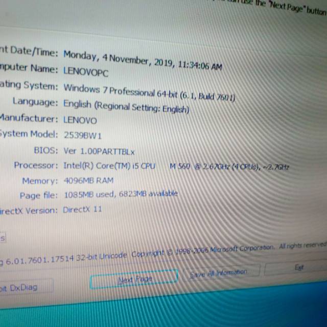 OBRAL GAN.. LAPTOP CORE I5 M560 CPU 2.7GHZ LENOVO T410