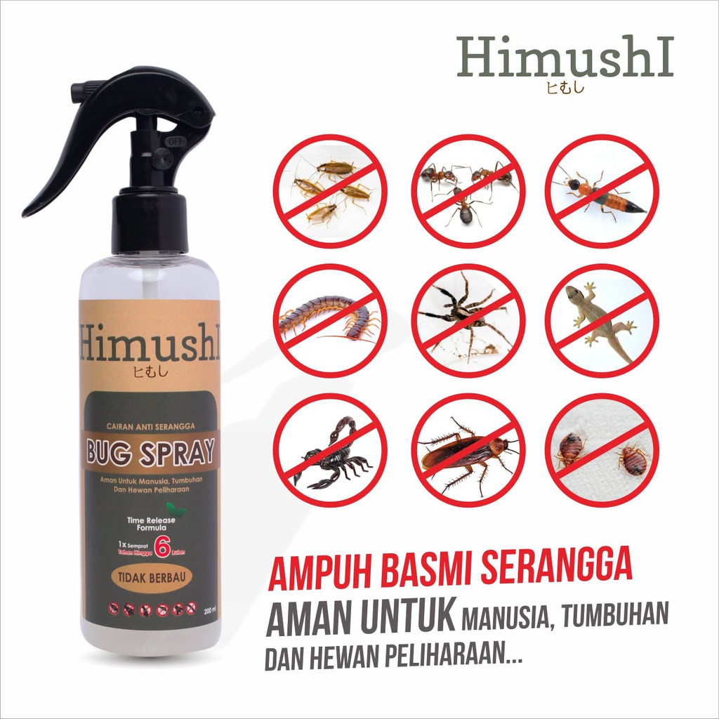 Himushi Cairan Anti Serangga 200 Ml