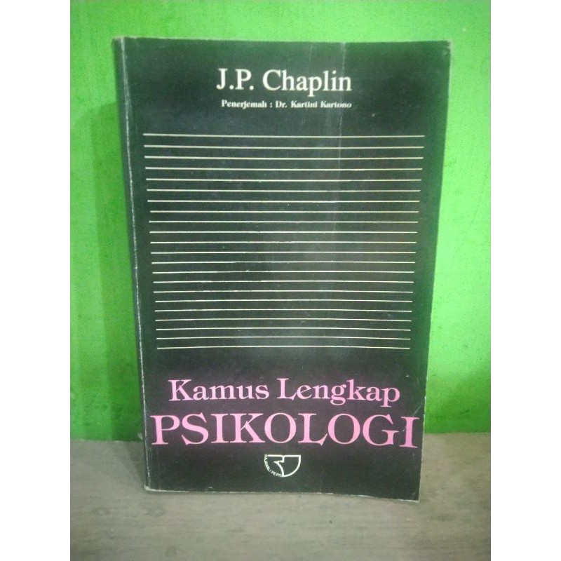 Jual KAMUS LENGKAP PSIKOLOGI OLEH C P CHAPLIN | Shopee Indonesia