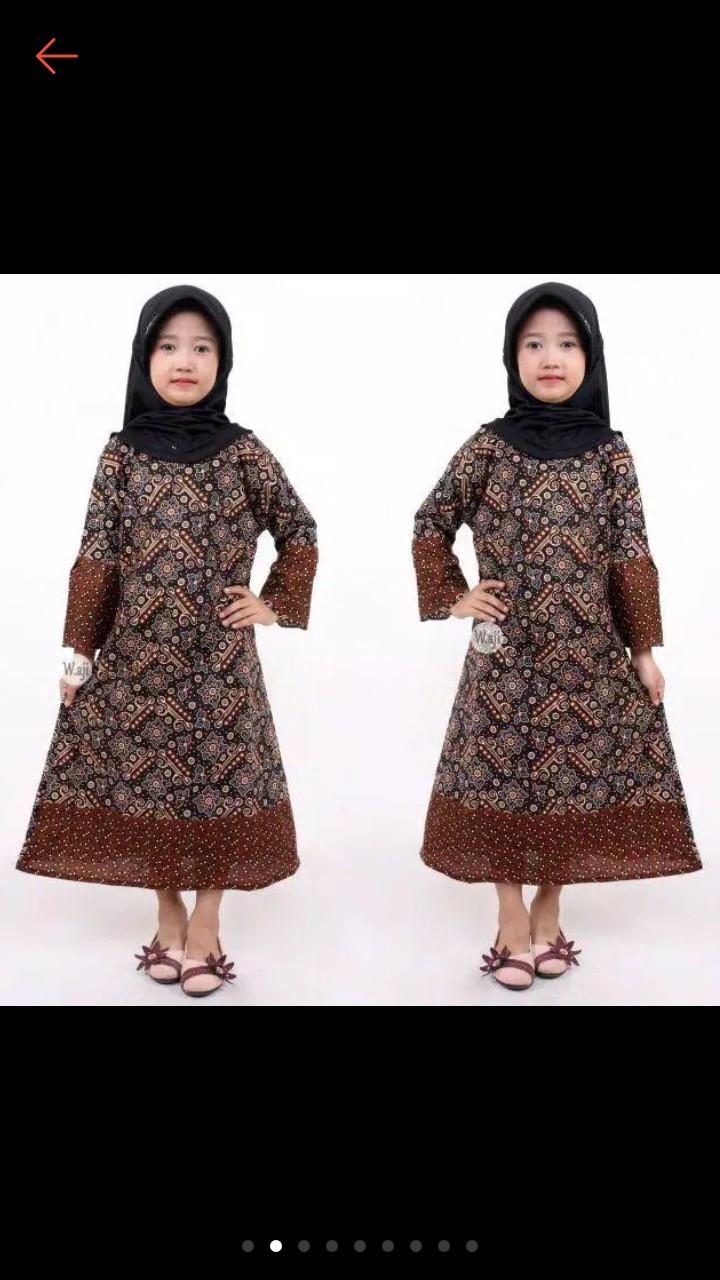 Gebyar Cuci Gudang Gamis Batik Anak // Sale // Usia 1-13 Tahun