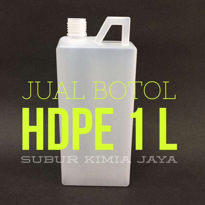 BOTOL HDPE 1 L LENGKAP DENGAN TUTUP
