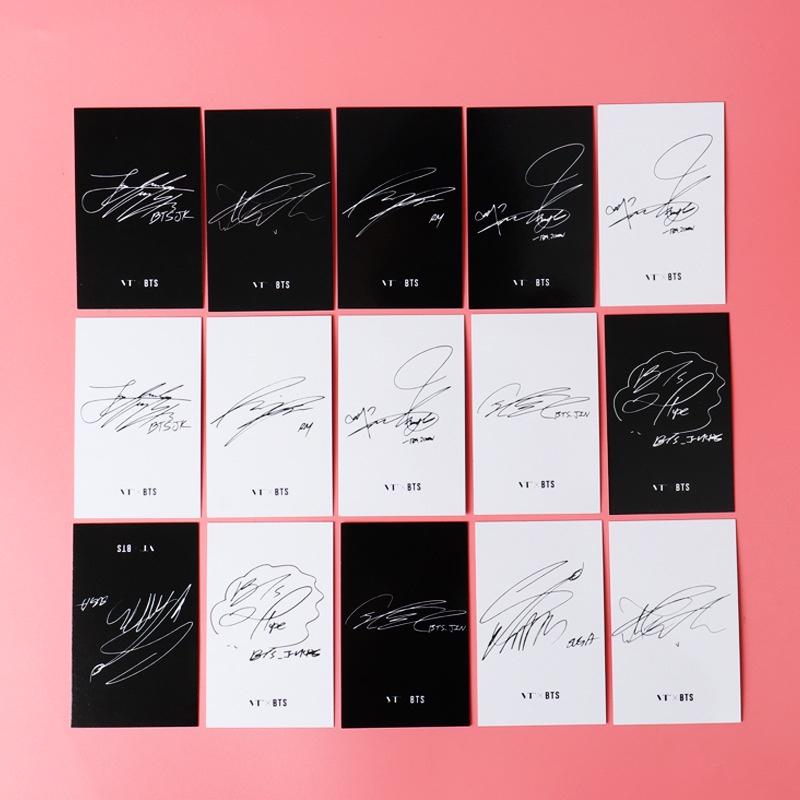 Set Kartu Lomo Foto Kpop BTS Bangtan Boys VT Untuk Hadiah