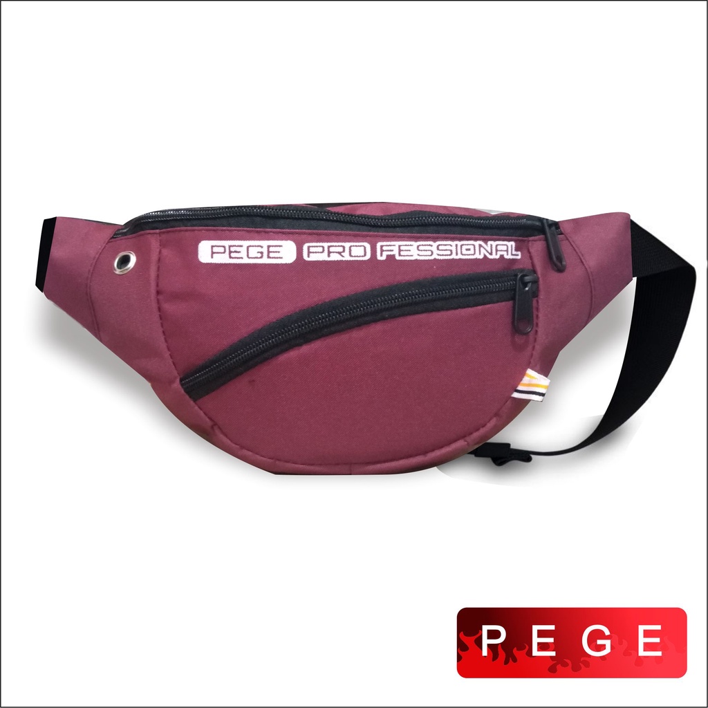 Tas Selempang Bahu Pria Tas Waistbag Kasual Model Simpel Bisa Untuk Tas Pinggang - PG 8895